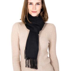 Charter club cashmere, black, cashmere scarf
